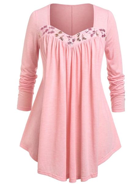 

women's t-shirt plus size sequined butterfly t shirt, White