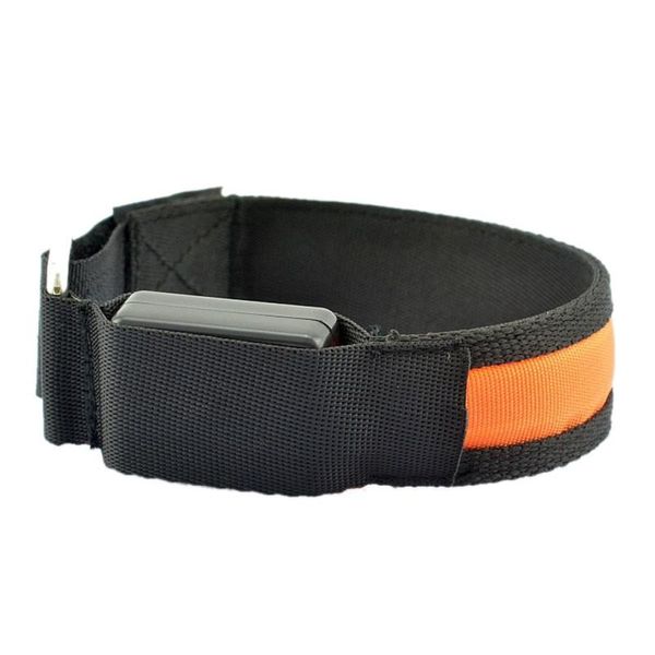 

wrist support outdoor cycling running band plastic with light wristwraps night sports banda, Black;red