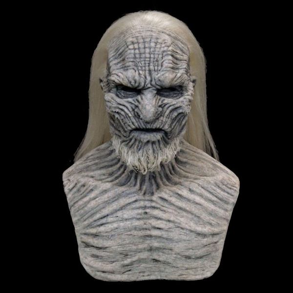 

party masks night's king mask cosplay costumes props halloween terror latex wig