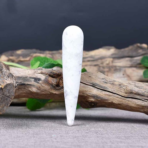 Natural Bianco Turchese Beauty Massage Stick Point Giada Tendon Tirando il viso Eye Tendon Produttore Vendite dirette