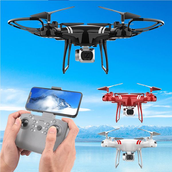 4K Câmera HD Mini Drone KY101 2.4G Sinal WiFi RC Quadcopter FPV Helicóptero One Key Retorno Altura Fixa Luz Brilhando à Noite