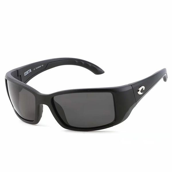 

classic costa sunglasses mens blackfin_580p polarized uv400 pc lens fashion brand luxury designers sun glasses for women tr90 frame with cas, White;black