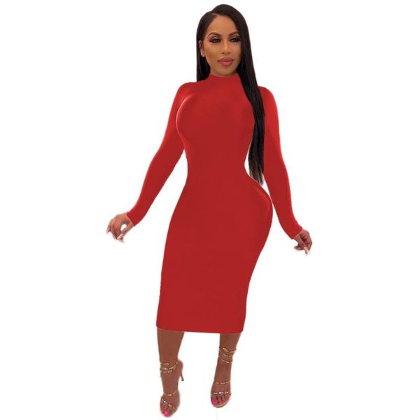 

dress backless party vestidos women's solid color bodycon slim long red clothes de mujer casual dresses, Black;gray