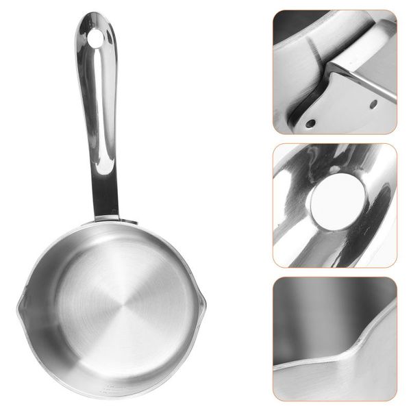 

pans 1pc 300ml stainless steel cookware practical saucepan rustproof coffeepot