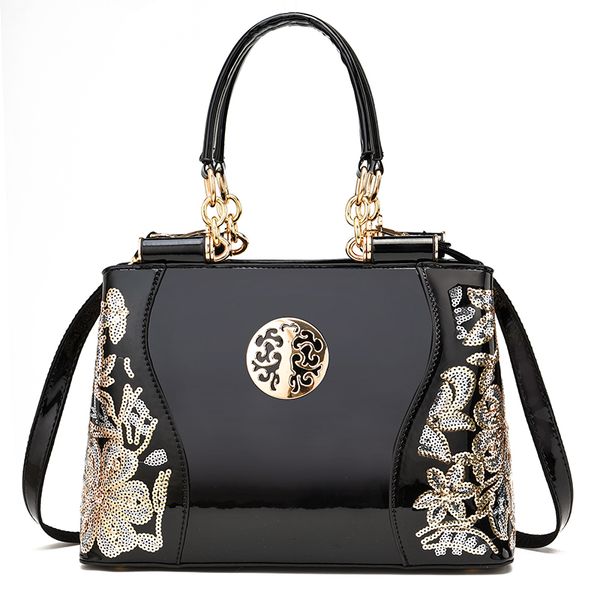 

retro purses women shoulder bag fashion handbags femaletote bags crossbody handbag pu leather embroidery flower