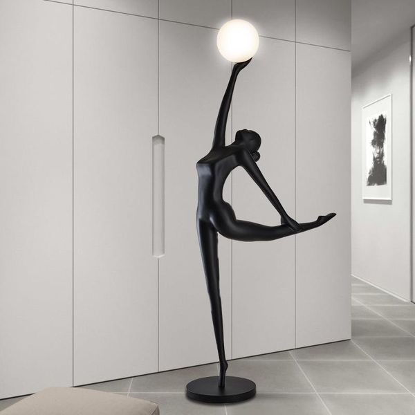 

floor lamps led lamp ins style ballet girl living room sofa nordic sculpture art el lobby office vertical human body lam