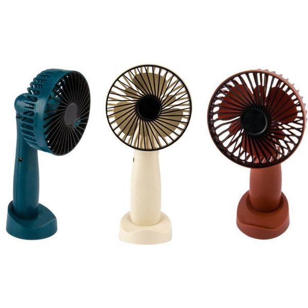 

electric fans mini portable usb charging fan rotating handheld deskcooling cooler mobile phone holder supplies f42b