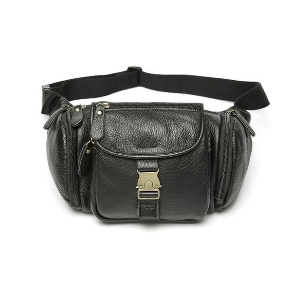 

casual waist bag genuine leather fanny pack chest packs belt luxury designer crossbody bags