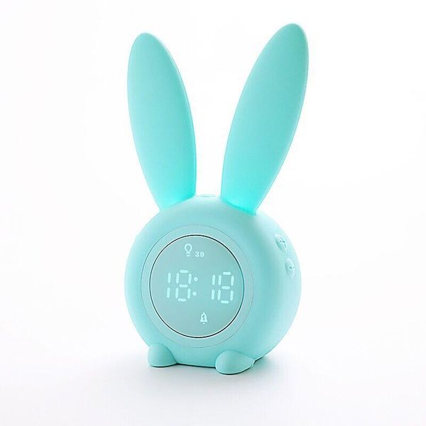 

desk & table clocks cute led digital clock cartoon children analog alarm bedside night light exibidor de reloj home decoration bf50dc