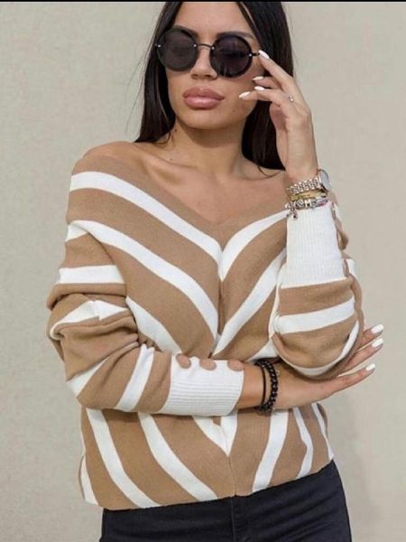 

women's sweaters 2021 women knitted sweater fashion pullovers ladies winter loose luxury fix size nigh style jumper sueter mujer, White;black
