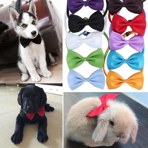 

elegant pet necktie small dog bow tie puppy cat bowknot cute clothes accessories collars & leashes