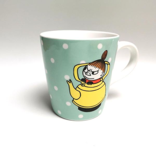 

Finland Cartoon Muumi Little My Cute Dot Porcelain Caremic Coffee Mug Water Milk Cup Birthday Gift Mugs