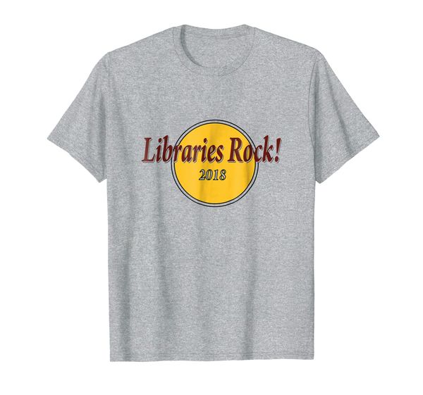 

libraries rock summer reading t-shirt book lovers librarians, White;black