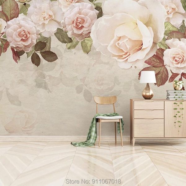 

wallpapers custom 3d mural wall stickers home decor living room setting restoring ancient ways flowers bedroom study el wallpaper