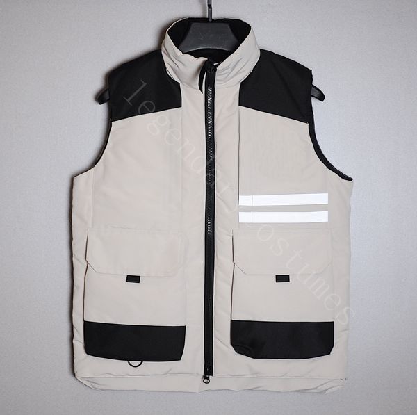 

2021 mens and wemen vests down jacket parka stylist goose jackets vests men women winter down coat godc, Black;brown
