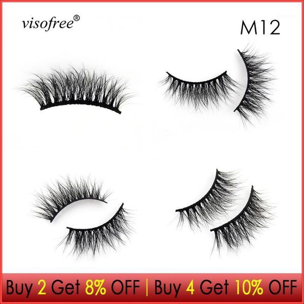 

visoeyelashes 3d mink lashes volume fashion extension natural fluffy false makeup1