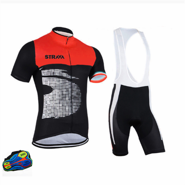 

racing sets strava men's breathable quick dry short sleeve bike, uniform bibshort sport bibset clothing custom cycling jerseys suits, Black;blue
