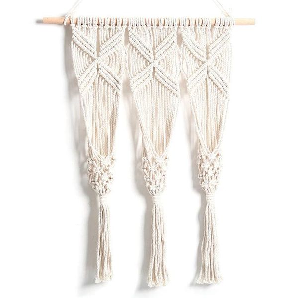 

tapestries macrame wall hanging tapestry decor boho chic bohemian woven home decoration 50x65cm