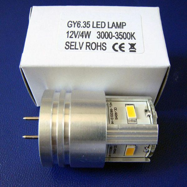 

bulbs gy6.35 12v 4w led bulbs,high power 5630 bulbs,gy6.35 lamps ( 40pcs/lot)