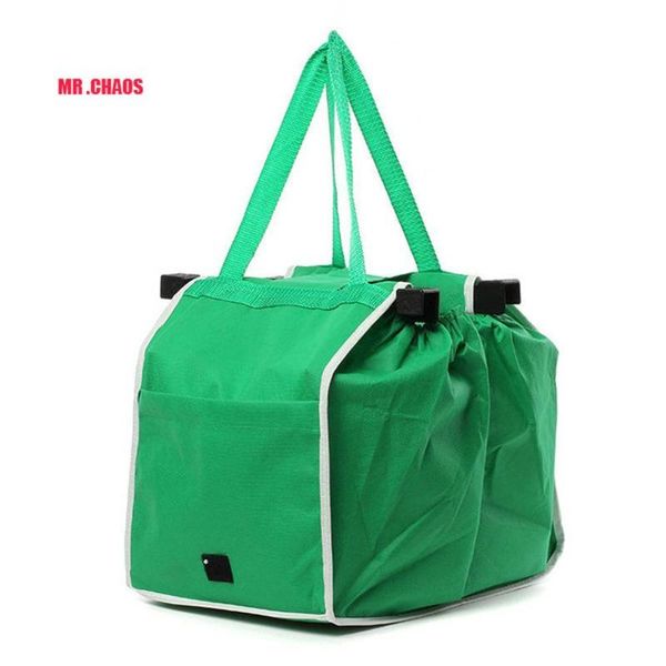 

shopping bags foldable bag handbag women's environmentally-friendly reusable supermarket large-capacity fruit and vegetable