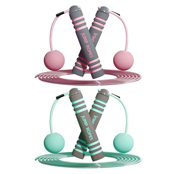 

jump rope cordless skipping for fitness no tangles speed wireless exercise machine weight counting with steel wire ropes