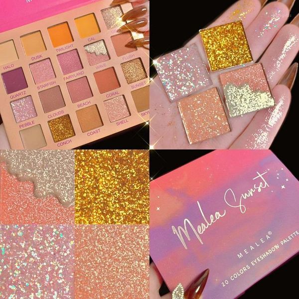 

colors matte pearlescent eyeshadow palette shimmer delicate desert rose eye shadow neon pigments big makeup palettes cosmetic1