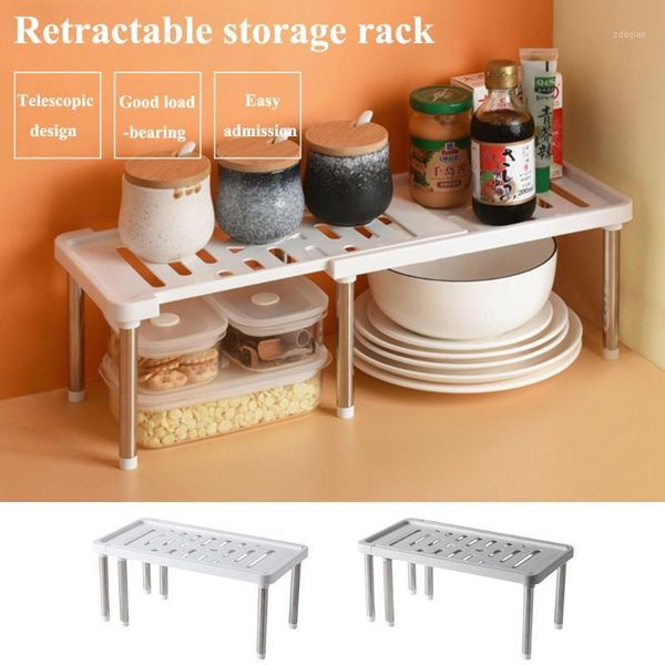 

hooks & rails adjustable kitchen storage organizer shelf bathroom racks home space saving holders foldable cabinet