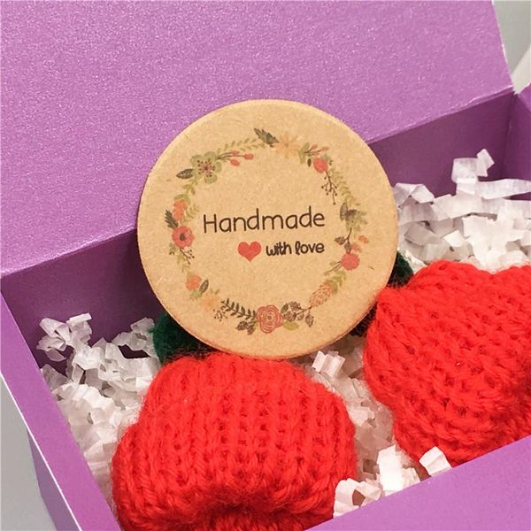 

bookmark 100 pcs 4x4cm blank circular diy hand-made wedding decoration label baking bread price card accepted customization