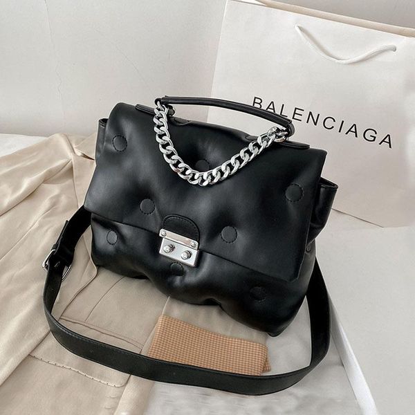 

simple space cotton design handbags for women 2021 fashion trend crossbody bags female luxury chain shoulder bag casual totes cross body