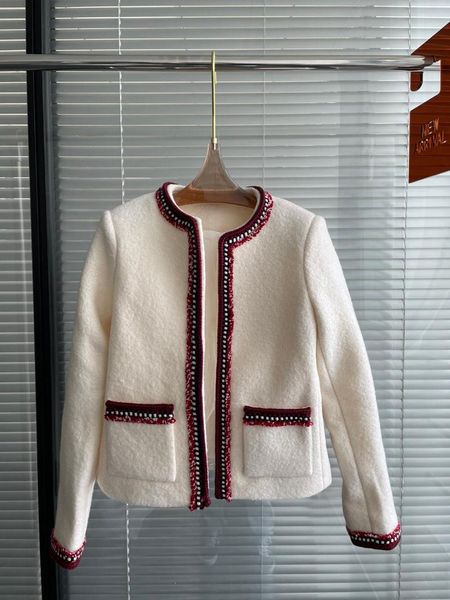 

women's jackets 2021fw autumn women tweed patchwork jacket coat female outerwear ddxgz2, Black;brown