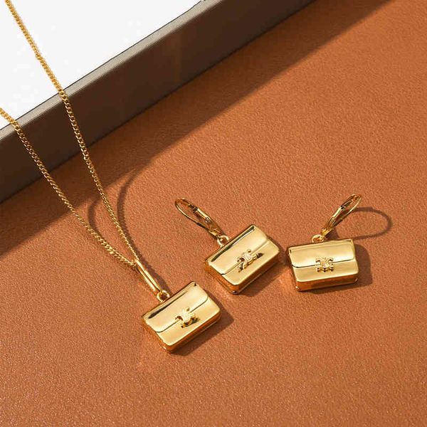 

celi arc de triomphe bag necklace plated gold handbag pendant female ce., Silver