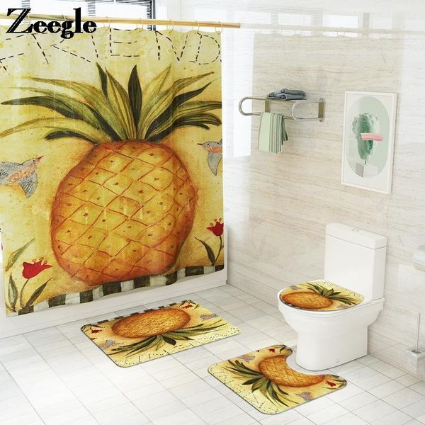 

bath mats nordic style home decor mat and waterproof shower curtain set abstract pattern bathroom rug