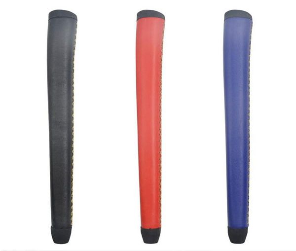 

club grips 3 ea hand stitching colored cowhide genuine leather golf putter
