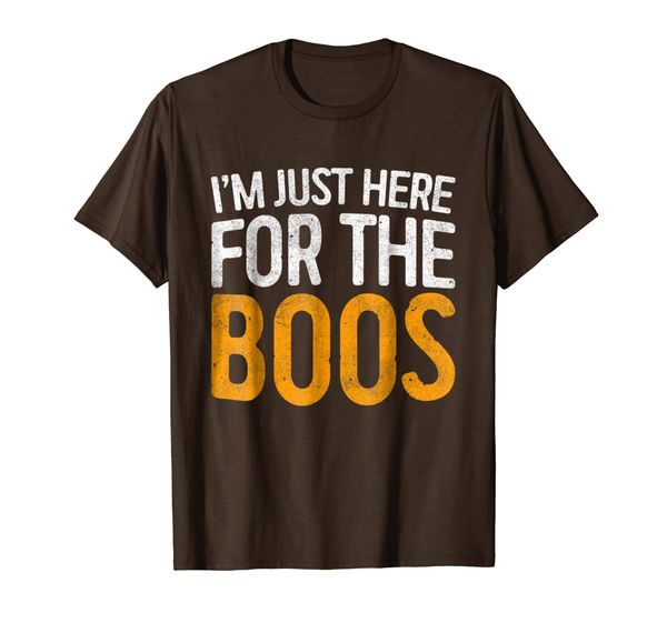 

i'm just here for the boos t-shirt, White;black