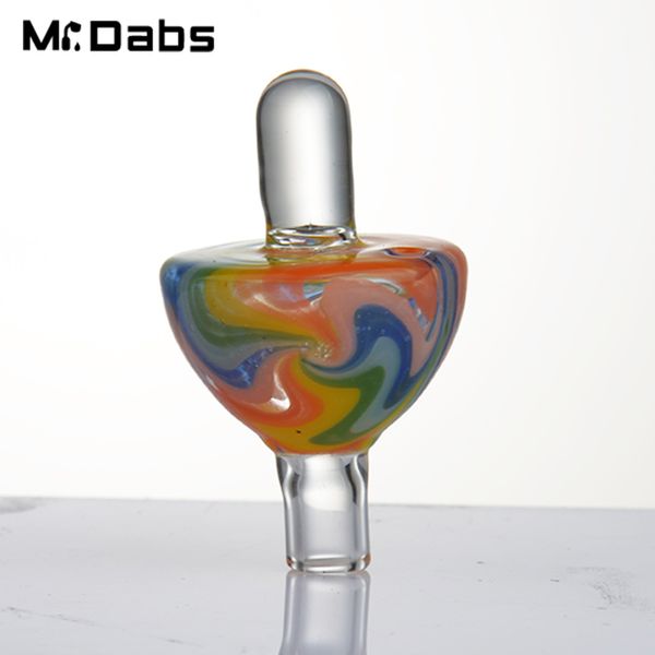 ACCESSORI DI FUMAZIONE DI CARB DI CARB DI BABBIA DI GRANDE COLORE ACCESSORI DI 47MM Altezza 29mm Diametro per il quarzo Banger Nail Water Bongs DAB Rigs