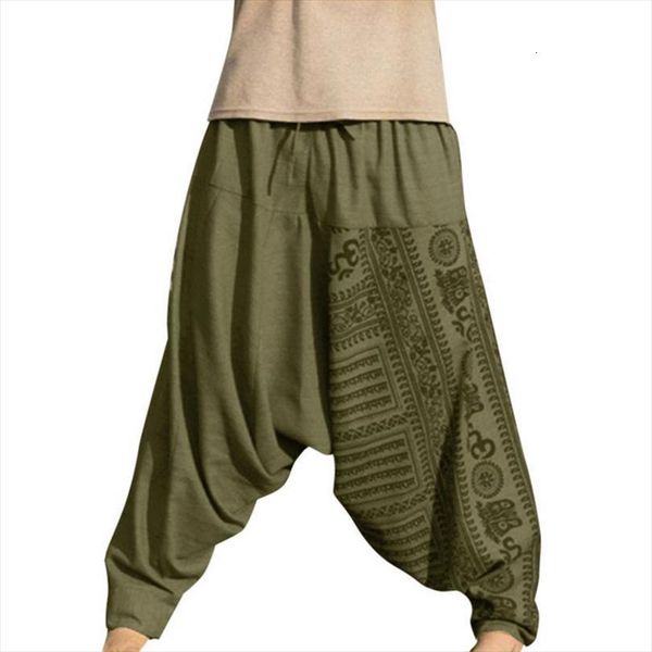 

hip hop streetwear long casual women pants print loose trousers large size nationality harem jogger hombre, Black