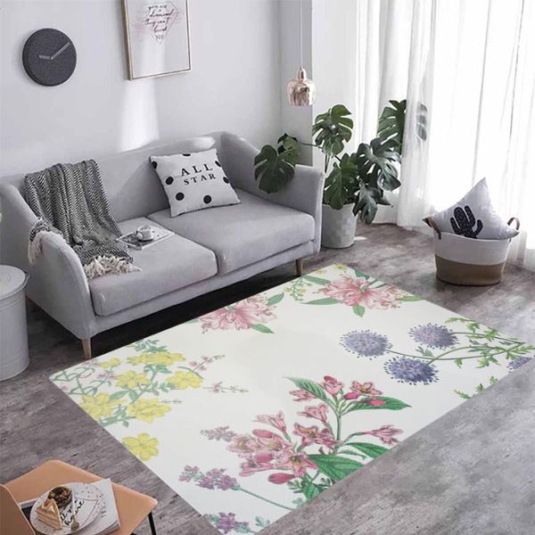

carpets beautiful 3d print carpet square anti-skid area floor mat rug non-slip dining room living soft bedroom s01