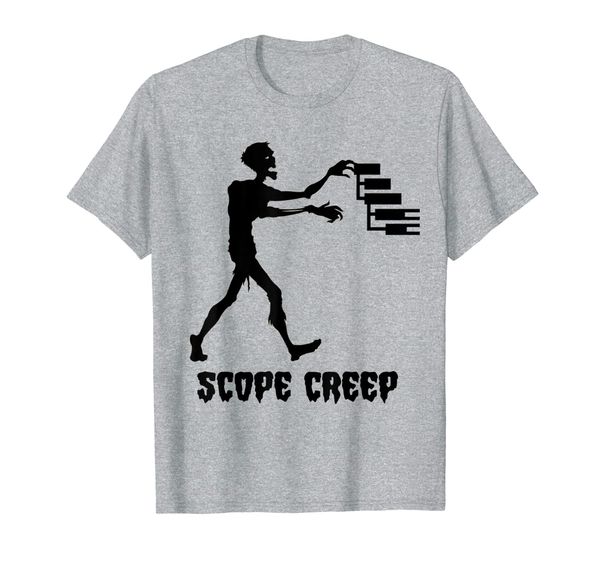 

t-shirt for project managers and agile scrum masters, White;black