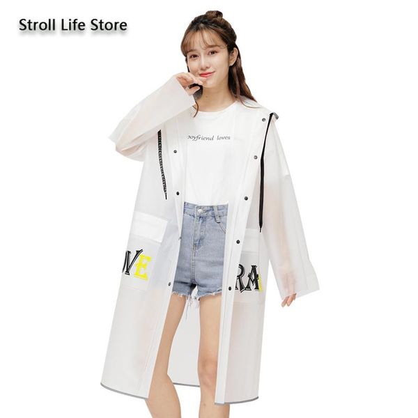 

raincoats clear raincoat women girl hiking waterproof couple transparent windbreaker rain poncho partner plastic suit gift