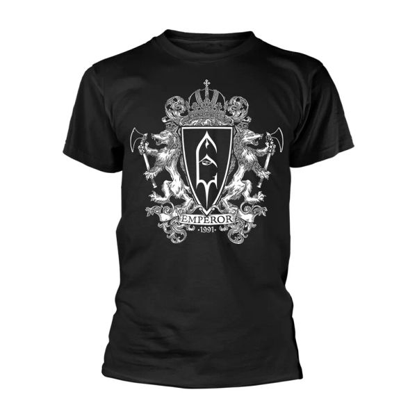 

emperor crest 2 licensed men t-shirt, White;black