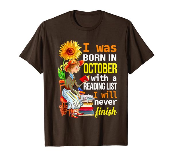 

I Was Born January Reading List I Will Never Finish Shirt, Mainly pictures