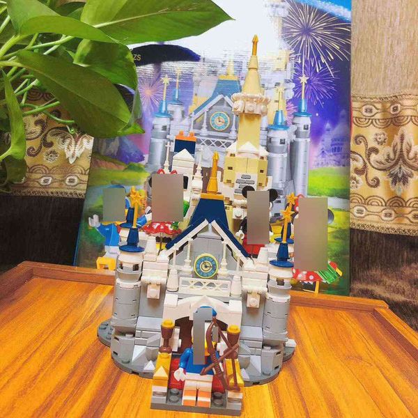 

guoku girl dream princess castle paradise small particle children assembled building block toys 69651 61 gift