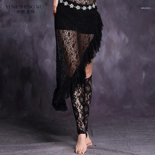 

stage wear women belly dance costume accessories triangle wrap belts hip scarf bellydance skirt lace-up dancer practice adult1, Black;red