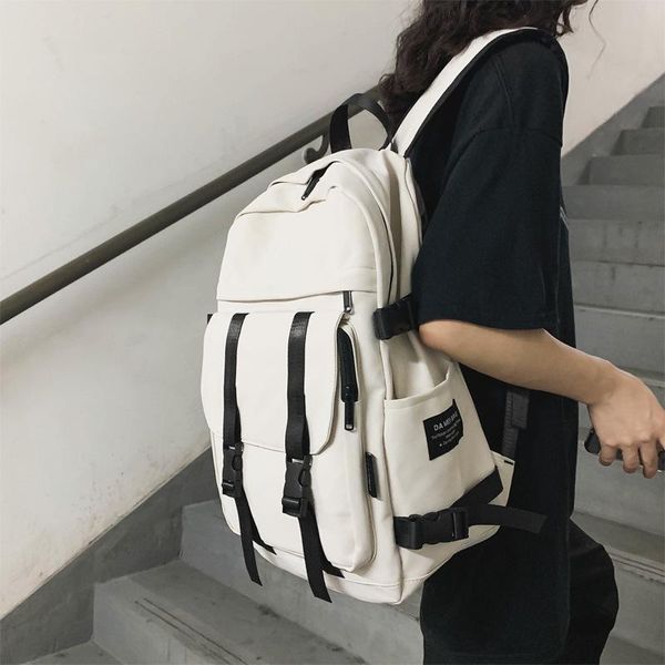 

backpack high school bag male college students couples mochilas para hombre mochila masculina