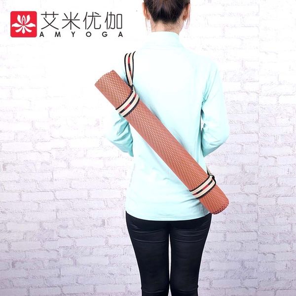 

2mm thickness anti-sliding strong natrual rubber travel yoga mat with carry bag