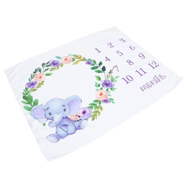 

infant po backdrop cloth born milestone blanket pography blankets & swaddling