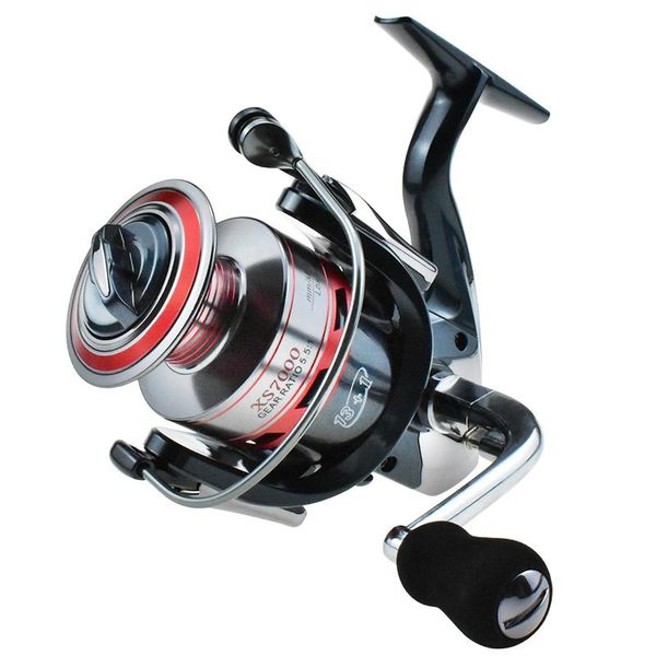 

baitcasting reels fishing reel spinning 1000-7000 series all metal spools 13+1bb saltwater lure rigid aluminum body pesca