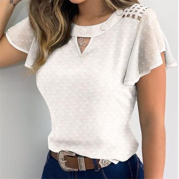 

women's blouses & shirts hirigin women mesh sheer blouse see-through puff long sleeve fashion pearl transparent shirt female blusas aut, White