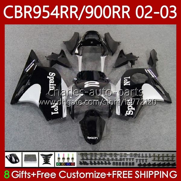 Karosserie für HONDA CBR 954 900 RR CC CBR900 CBR954 RR 02-03 Karosserien 61Nr