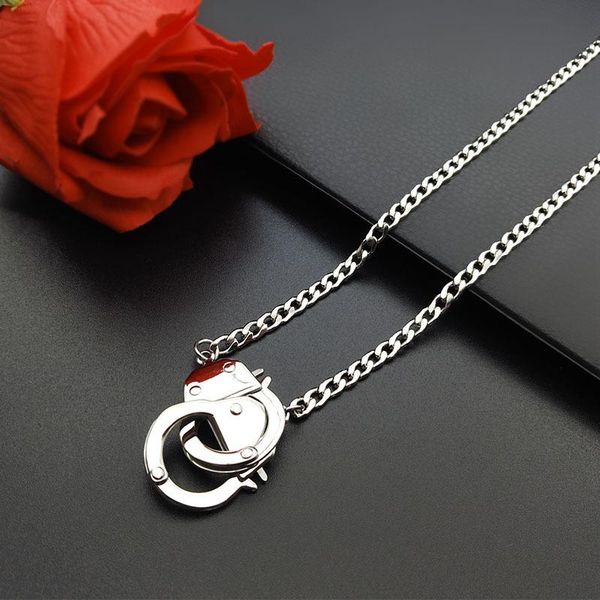 

pendant necklaces fashion necklace jewelry simple handcuffs, Silver